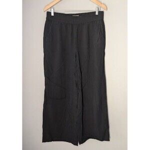 Marine Layer Allison Tencel Trousers Women's Size Medium Black